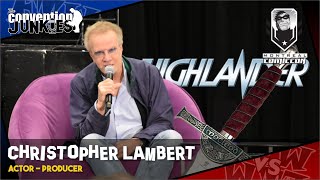 Christopher Lambert Highlander Mortal Kombat Greystoke Montreal Comiccon 2019 QA Panel