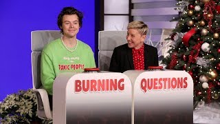 Harry Styles Answers Ellens Burning Questions