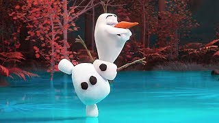 AT HOME WITH OLAF Dancing On Ice Trailer NEW Frozen 2020