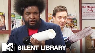Jimmy Fallon  The Roots Take on the Silent Library  MTV Vault