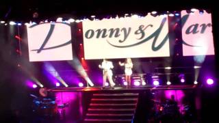 Donny  Marie Osmonds opening act in Las Vegas at the Flamingo