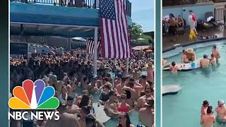 Attendee At Packed Memorial Day Gathering Tests Positive For Coronavirus  NBC Nightly News