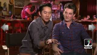 Justin Chon  Miles Teller talk about their near death experience on the set of 21  Over