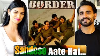 SANDESE AATE HAI  Border  Sunny Deol Suniel Shetty  Best Patriotic Hindi Song REACTION