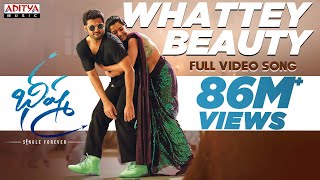 Whattey Beauty Full Video Song  Bheeshma Video Songs  Nithiin Rashmika  Mahati Swara Sagar