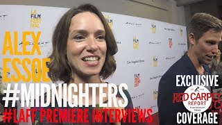Alex Essoe interviewed at Premiere of Midnighters at Los Angeles Film Festival