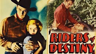 Riders Of Destiny 1933  Western Romantic Movie  John Wayne Cecilia Parker