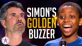 Simon Cowell Hits His GOLDEN BUZZER for 13YearOld Singer with Angelic Voice  BGT 2023