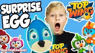TOP WING Nickelodeon SURPRISE EGG of Swift  Blaze Wild Wheels Surprise Eggs and Paw Patrol Toys