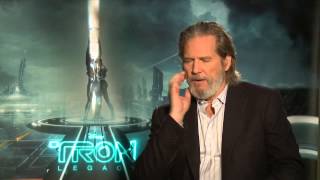 TRON Legacy Jeff Bridges Kevin FlynnClu Exclusive Interview  ScreenSlam