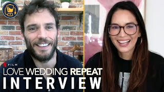 Olivia Munn and Sam Claflin Talk Netflixs Love Wedding Repeat