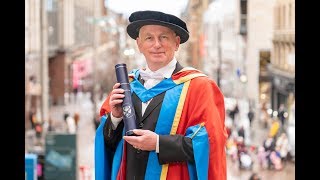 Actor Gary Lewis receives Honorary Degree of Doctor of Letters