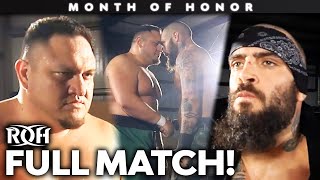Jay Briscoe vs Samoa Joe ROH World Championship FULL MATCH ROH Supercard of Honor IX