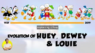 Evolution of HUEY DEWEY  LOUIE  82 Years Explained  CARTOON EVOLUTION