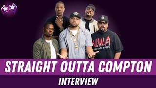 Straight Outta Compton Cast Interview Ice Cube OShea Jackson Jr Jason Mitchell Corey Hawkins