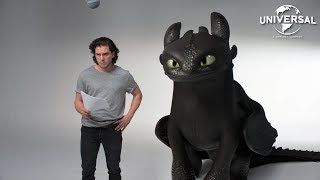 HOW TO TRAIN YOUR DRAGON THE HIDDEN WORLD  Kit Harington and Toothless Lost Audition Tapes