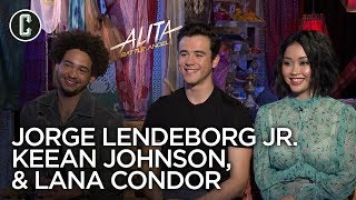 Alita Battle Angel Lana Condor Keean Johnson and Jorge Lendeborg Jr Interview