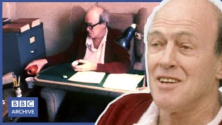 1982 ROALD DAHLs writing shed  Pebble Mill  Classic Celebrity Interview  BBC Archive
