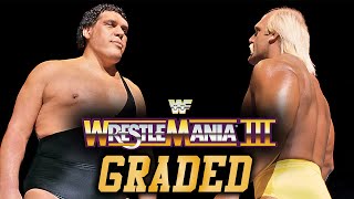 WWE WrestleMania III GRADED  The Irresistible Force Meets The Immovable Object