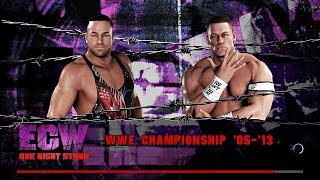 WWE 2K18  ROB VAN DAM vs JOHN CENA ECW One Night Stand 2006