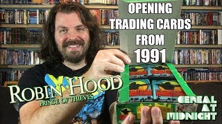 Unboxing Vintage Robin Hood Prince of Thieves Trading Cards From 1991