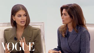 Kaia Gerber  Cindy Crawford on Their Careers Social Media and the Modeling Industry  Vogue