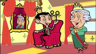 The QUEEN and KING Bean  Funny Episodes  Mr Bean Cartoon World