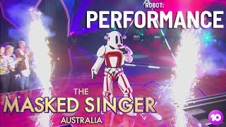 Robot Performs The Horses  Season 1 Ep 3  The Masked Singer Australia