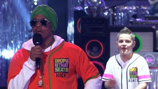 Watch Nick Cannon Bring the Party to Nickelodeons Newest Game Show Drop That Seat Exclusive