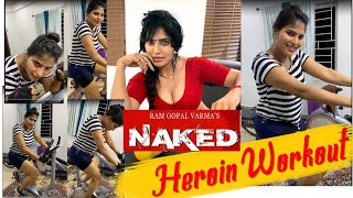 Naked Nanga Nagnam Heroine Shree Rapaka Workouts  Sweety NNN  Ram Gopal Varma Team  Rowdy Fun
