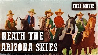 NEATH THE ARIZONA SKIES  John Wayne  Full Length Western Movie  English  HD  720p