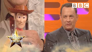 Can Tom Hanks recognise his own Woody voice  The Graham Norton Show   BBC
