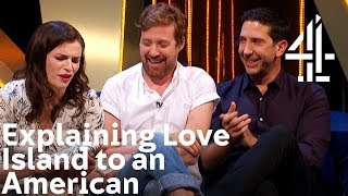 Explaining Love Island to an American  with David Schwimmer  The Lateish Show with Mo Gilligan