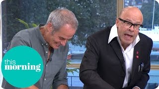 Harry Hill Teaches Phil Vickery How To Make a Snickers Bar  This Morning