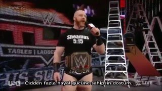 Roman Reigns incites a brawl with Sheamus Raw December 7 2015