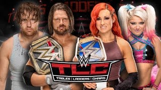 WWE TLC 2016  AJ STYLES WINS ELLSWORTH HEEL TURN ALEXA BLISS WINS Results  Highlights