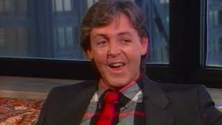 Paul McCartney Raw Interview Footage with Roy Leonard 1984