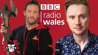 BBC RADIO WALES interview with STUNT coordinatorperformer MARCUS SHAKESHEFF
