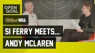 Si Ferry Meets Andy McLaren  Dundee Utd  Jim McLean Failing drugs test Comeback  Scotland Cap