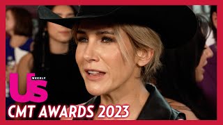 Jennifer Landon On Kevin Costner  Yellowstone SpinOff W Matthew McConaughey  CMT Awards 2023