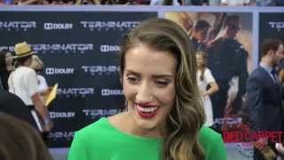 Teri Wyble Interviewed at the Hollywood Premiere of Terminator Genisys TerminatorGenisys