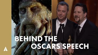 Pirates of the Caribbean Dead Mans Chest  Best VFX  John Knoll  Behind the Oscars Speech