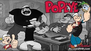 POPEYE THE SAILOR MAN Im in the Army Now 1936 Remastered HD 1080p  Jack Mercer Mae Questel