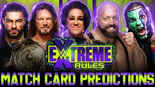 WWE EXTREME RULES 2020  MATCH CARD PREDICTIONS