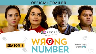 Wrong Number  Season 2 Official Trailer  Ft Apoorva Ambrish Badri  Anjali  RVCJ Originals