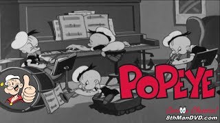 POPEYE THE SAILOR MAN Me Musical Nephews 1942 Remastered HD 1080p  Jack Mercer