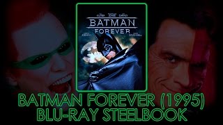 Batman Forever 1995 Bluray Steelbook  Val Kilmer  Jim Carrey  Nicole Kidman  Unboxing