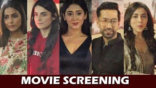 Rubaru Roshni Movie Screening By Aamir Khan  Shivangi Joshi Hina KhanNakuul Mehta