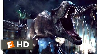 Jurassic World 2015  TRex vs Indominus 910  Jurassic Park Fansite