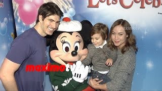 Brandon Routh  Courtney Ford  Disney on Ice Lets Celebrate Premiere  Red Carpet